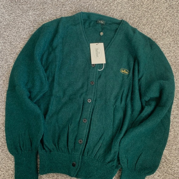 Barnnet Vintage Green Sweater Cardigan